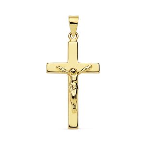 18K CRUZ ORO AMARILLO CRISTO. 23X12 MM
