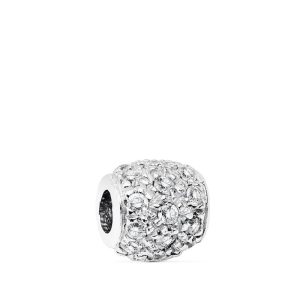 18K COLGANTE BOLA ORO BLANCO 8X8 MM