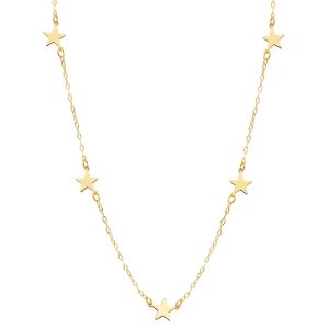 18K GARGANTILLA ESTRELLAS ORO AMARILLO 42CM