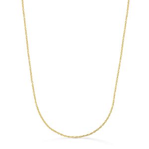 18K CADENA ORO AMARILLO ROLO MACIZA ANCHO: 1,2MM LARGO: 45CM