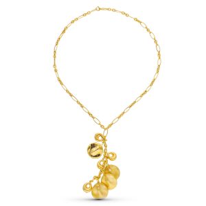 18K GARGANTILLA ORO AMARILLO COLGANTE